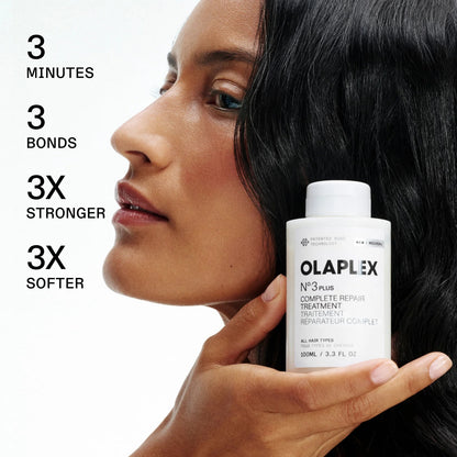 Olaplex N°.3PLUS Complete Repair Treatment: 3-minute Pre-shampoo Treatment to Immediately Repair Hair Damage for Softer, Stronger Hair | For Coily, Curly, Straight, and Wavy